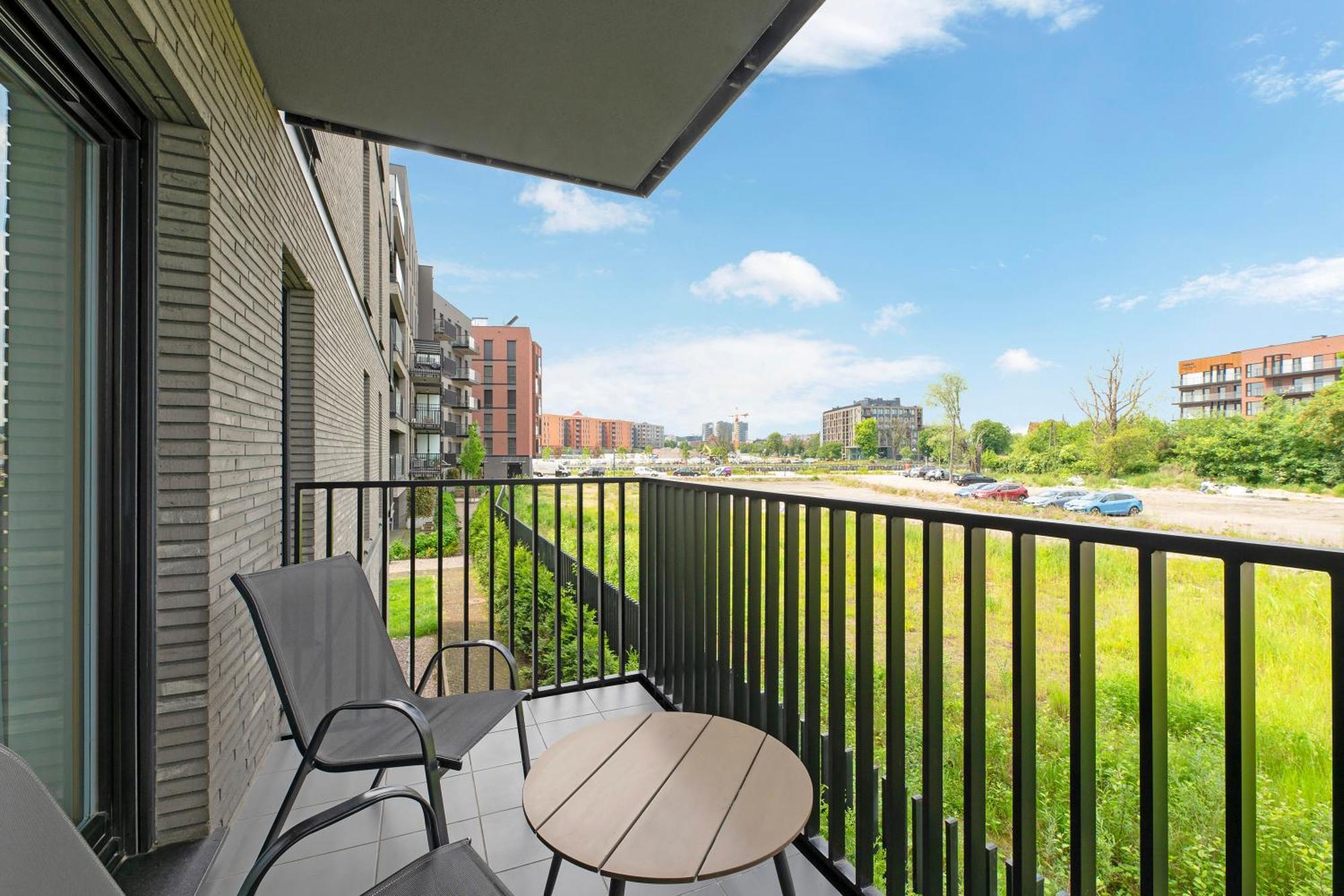 Nadmotlawie Riverside - Parking, Sauna & Gym By Downtown Apartments Gdansk Oda fotoğraf
